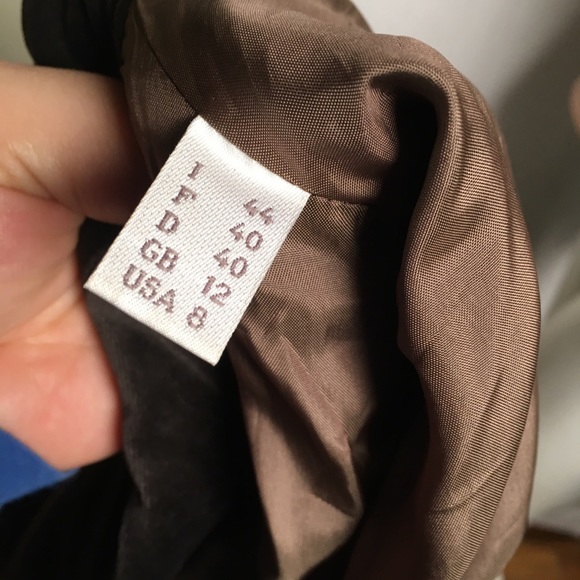 Philosophy Brown Velvet Jacket US 8 - Picture 5 of 6
